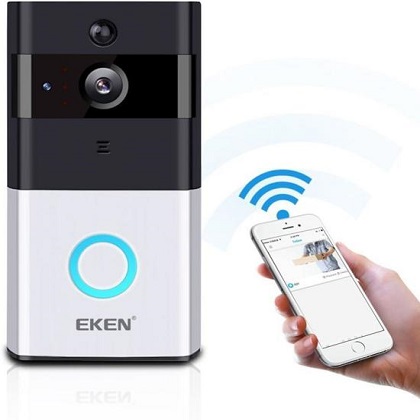 EKEN Video Doorbell 2 720P HD Wifi Camera